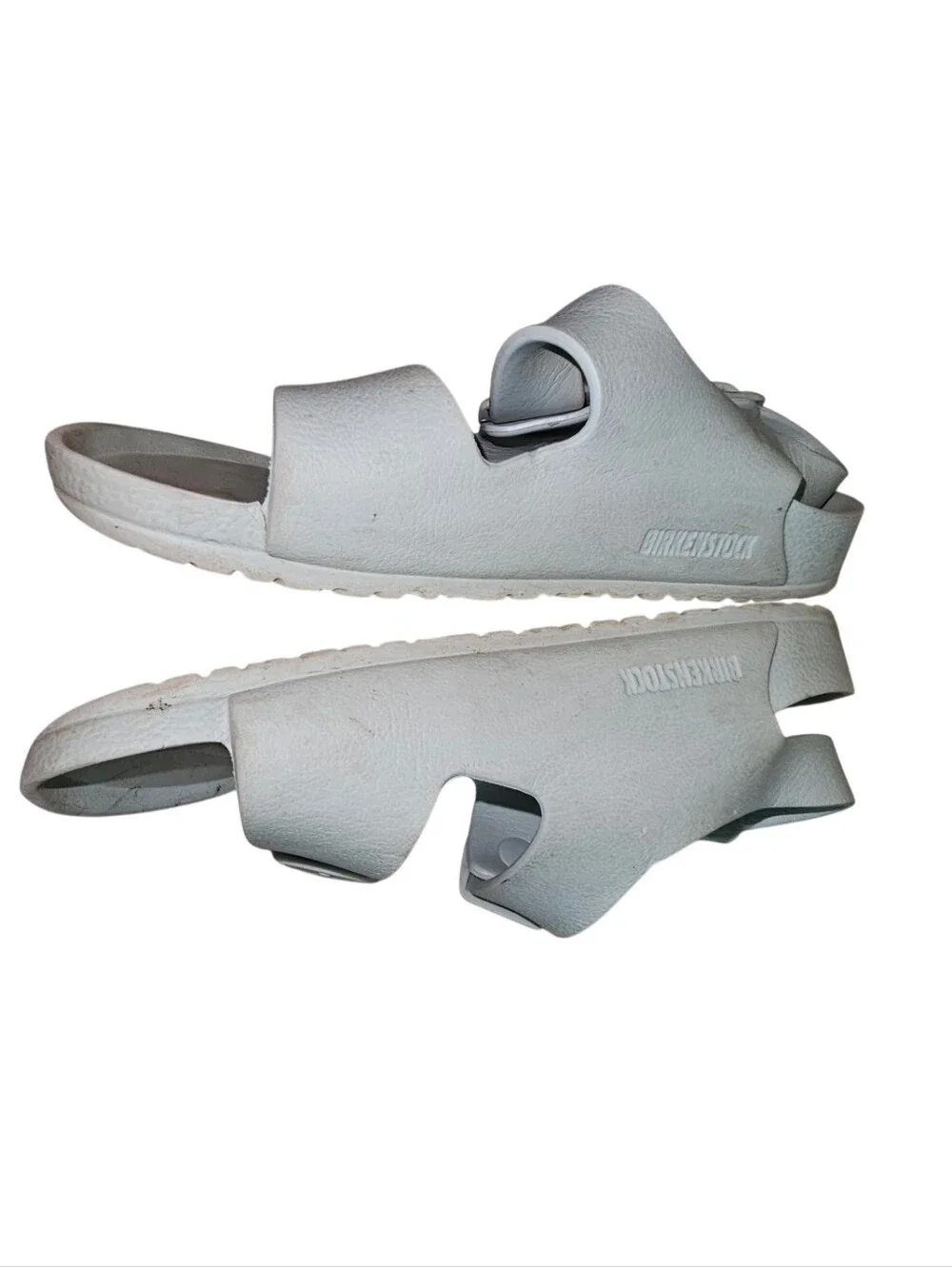 Birkenstock Kids White 3-Strap Adjustable Sandals